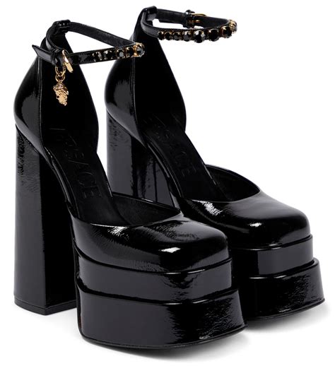 versace shoes medusa vs replica|versace medusa aevitas platform pumps.